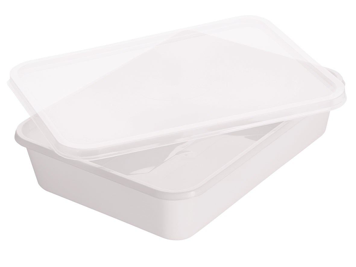 Menüschalen PP ungeteilt 650ml mit Deckel 182x135x40mm - 500 Stück