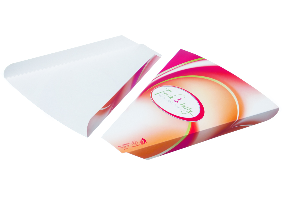 Shopbild Pizza Slice Pizzakarton 172x180mm - 250 Stück