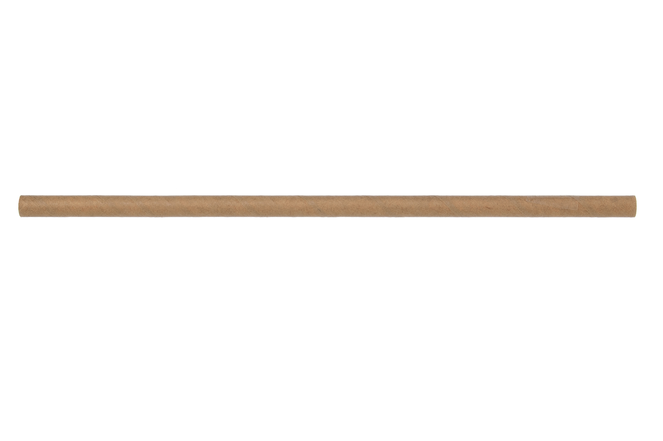 Trinkhalm Strohhalm Papier Braun 8x230mm - 3450 Stück