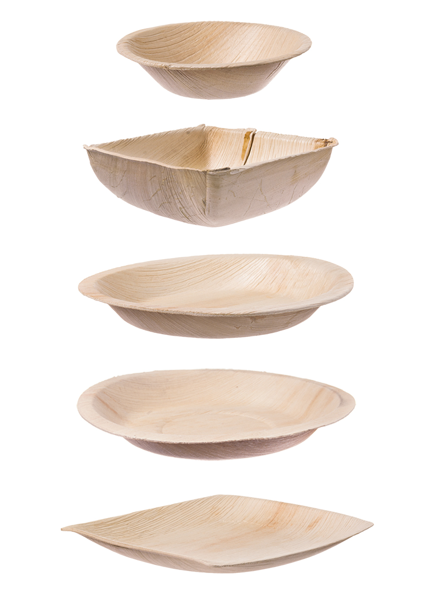 Shopbild Bio Palmblatt Geschirr Terrine eckig 14x14x5cm - 100 Stück