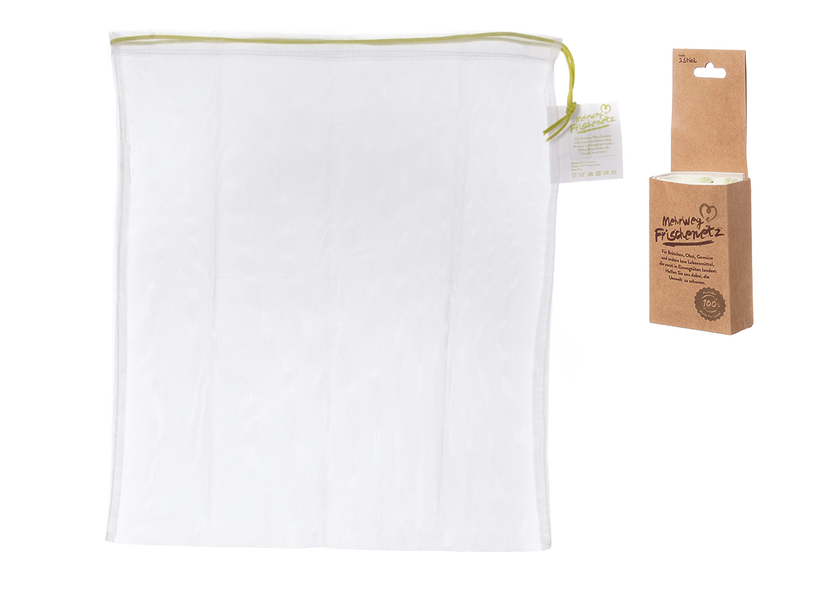 MEHRWEG OBST NETZ Mehrweg Frischenetz Obstnetz 2er Pack - 120 Stück