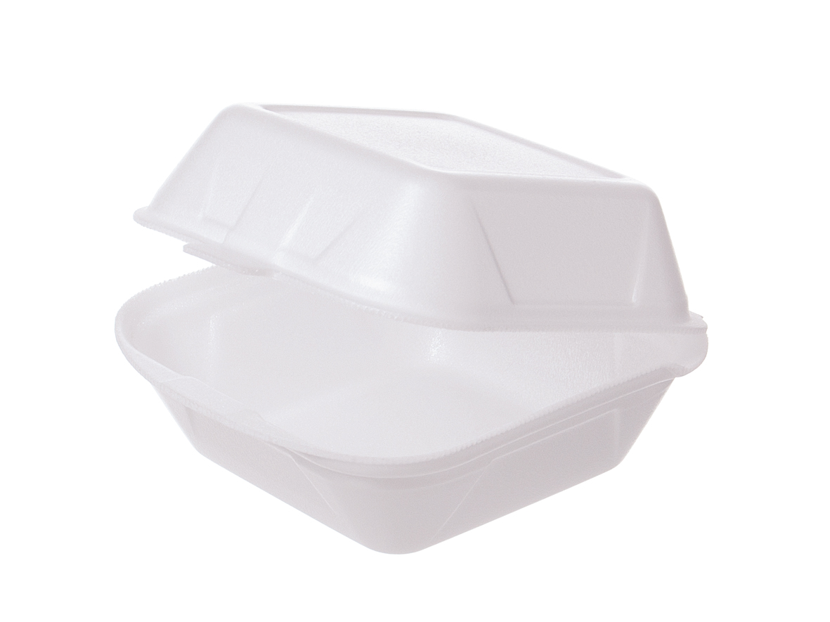 BURGERBOX HAMBURGERBOX XPS KUNSTSTOFF Burgerbox XPS IP7 1453 weiß 120x120x74mm - 500 Stück