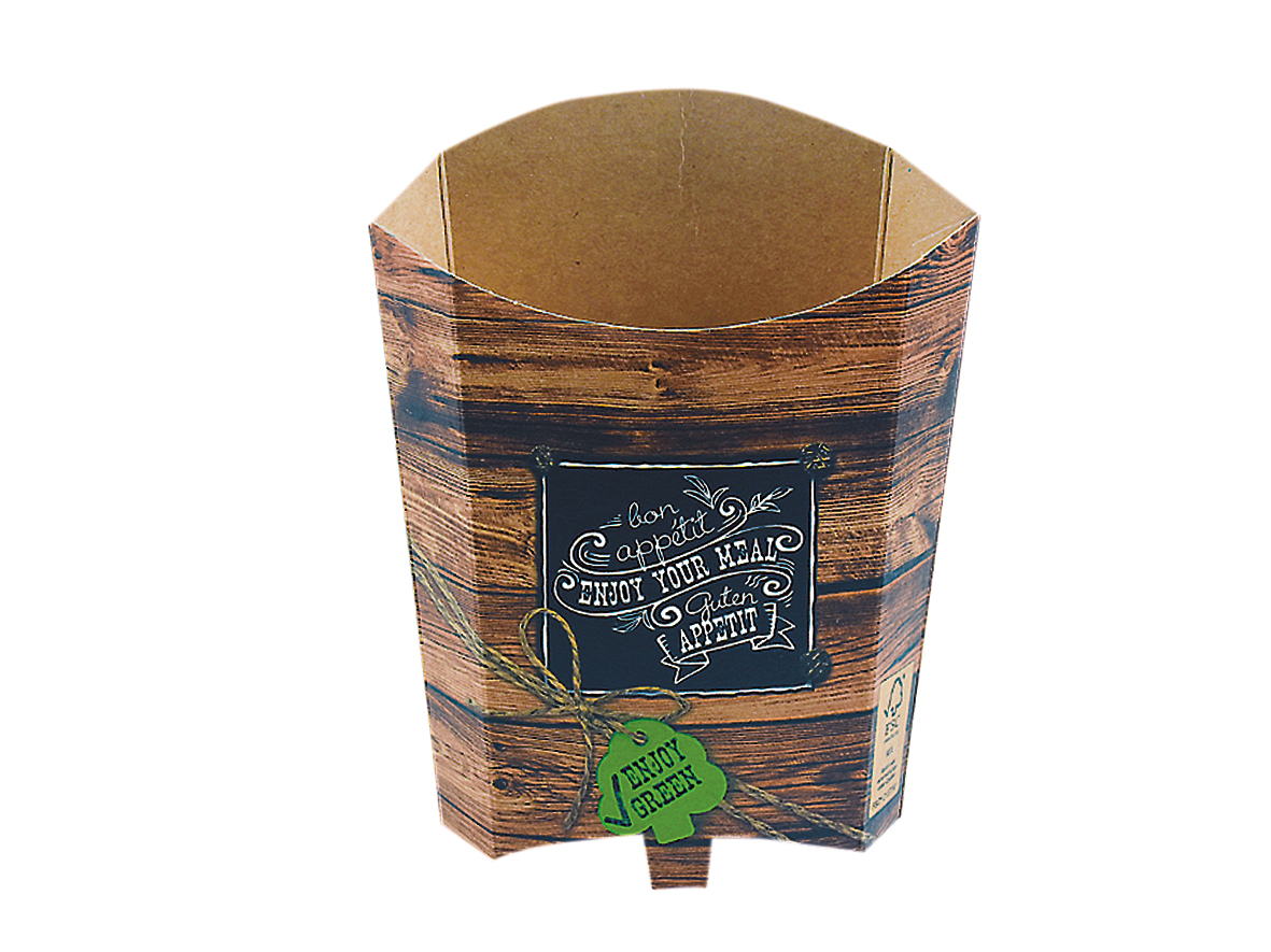 Shopbild Pommes Schütte Boxen ENJOY GREEN 196ml - 1000 Stück