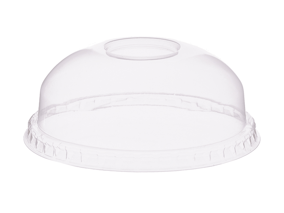 Smoothie Cup Domdeckel rPET ohne Loch 95mm - 800 Stück