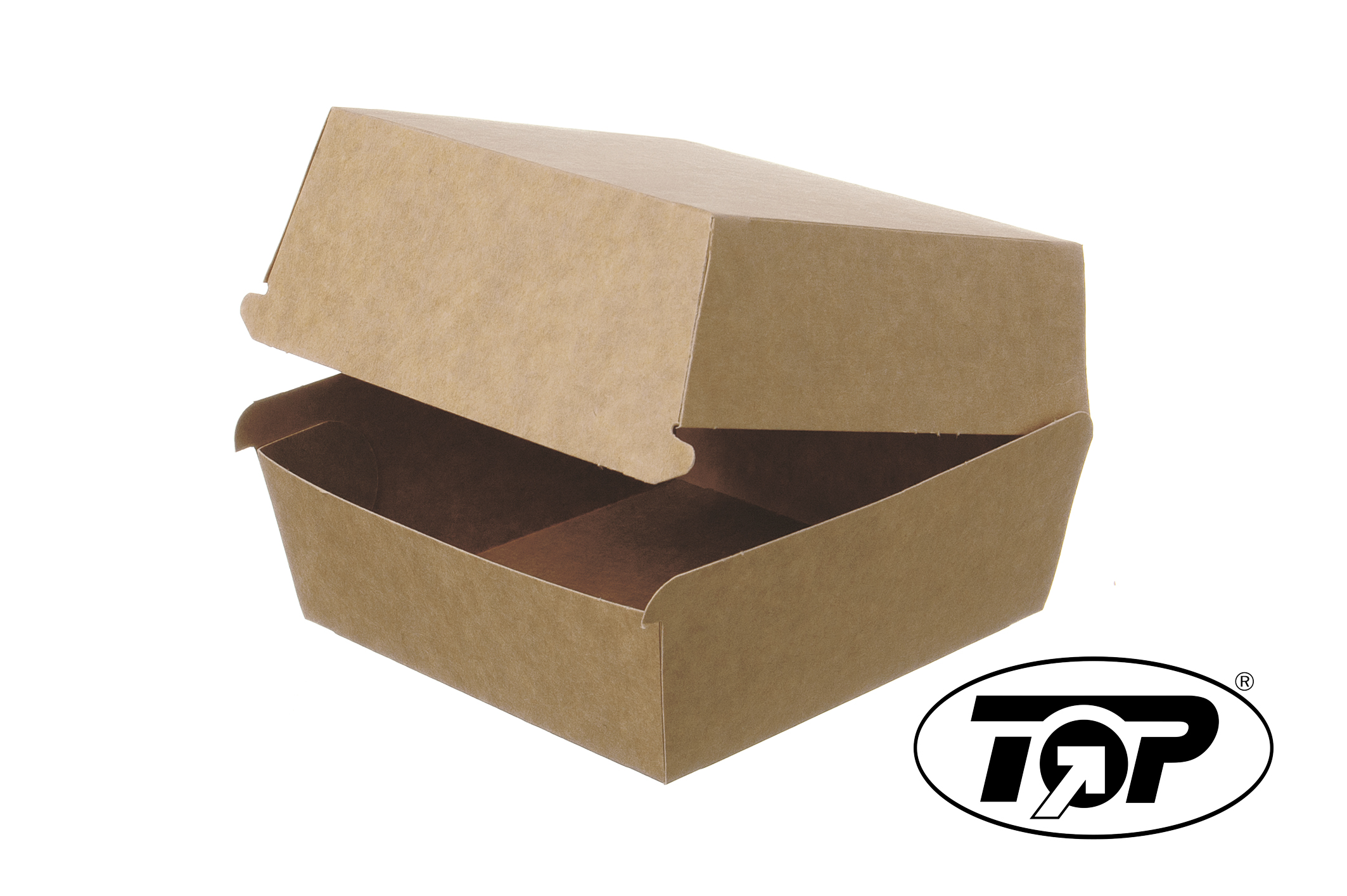 Shopbild Burgerbox Hamburger Box Pappe 110x110x80mm - 200 Stück