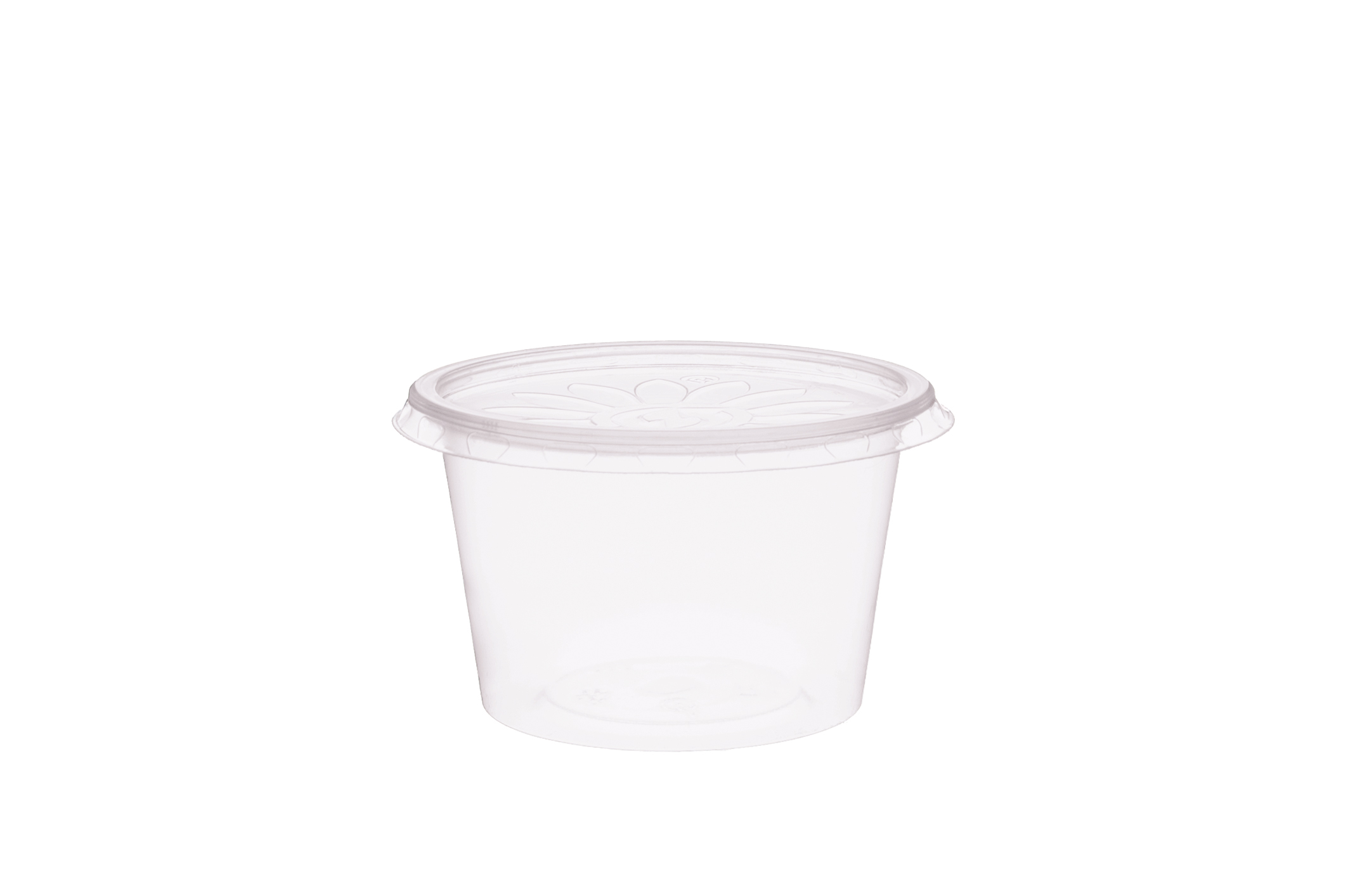 Dressingbecher rund 100ml mit Deckel 72x44mm - 500 Stück