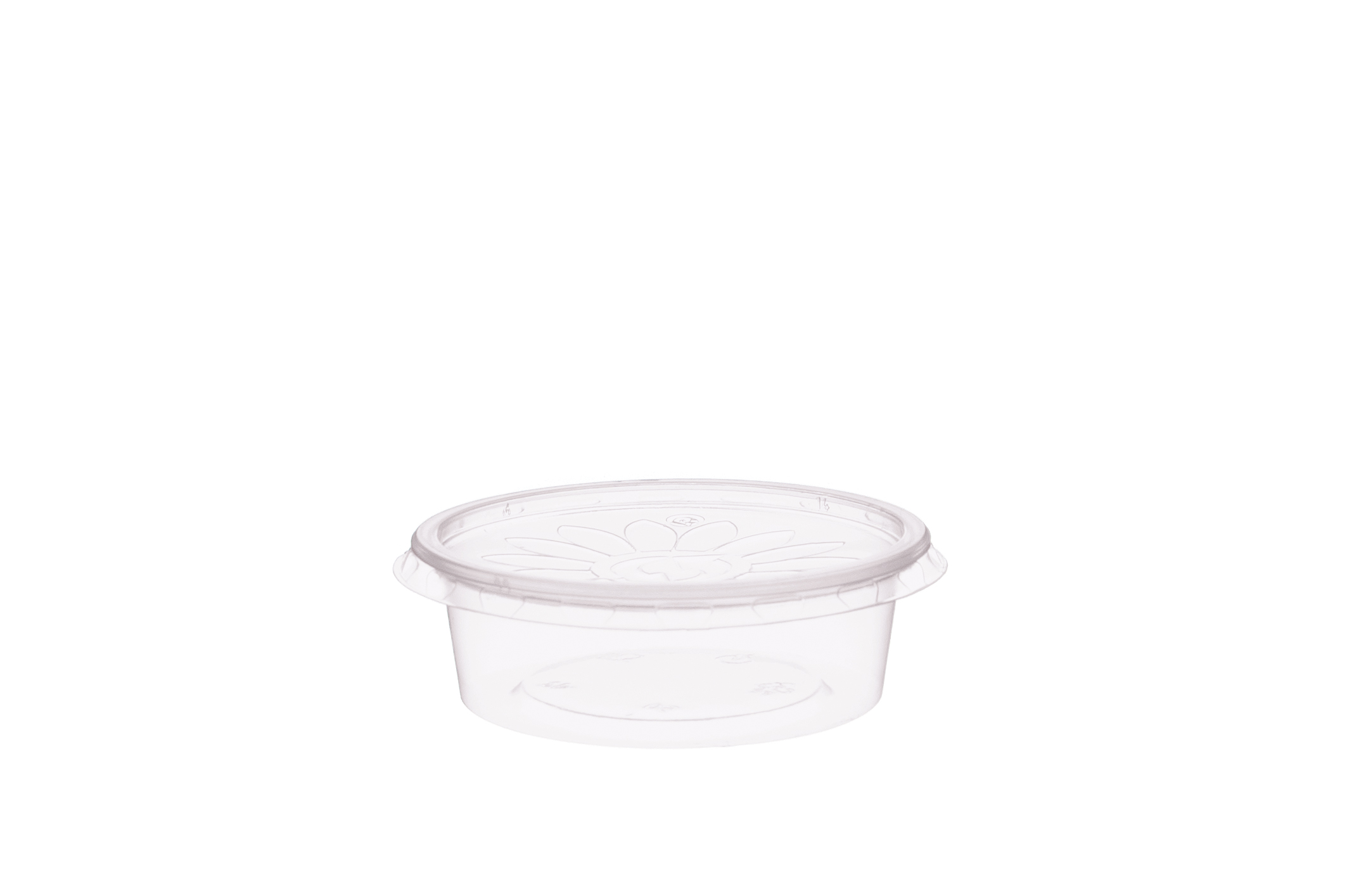 Dressingbecher rund 50ml mit Deckel 72x24mm - 500 Stück