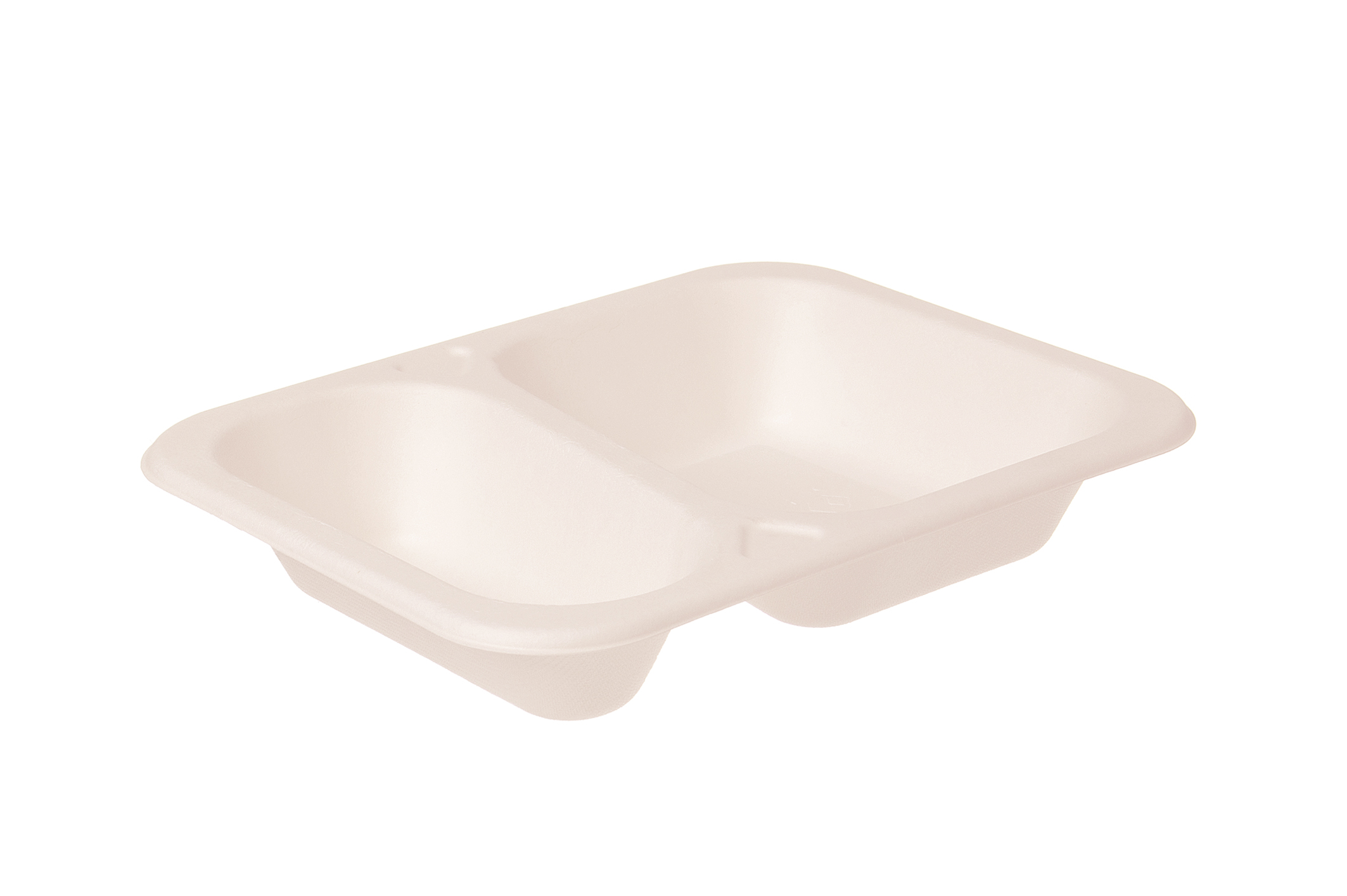 Shopbild Siegelschale 617BG 2-geteilt Bagasse 233x183x42mm - 600 Stück