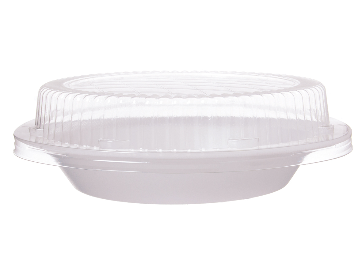 EINWEG SALATSCHALE XPS Salatschale rund G3 750ml 225x40mm mit Deckel - 600 Stück