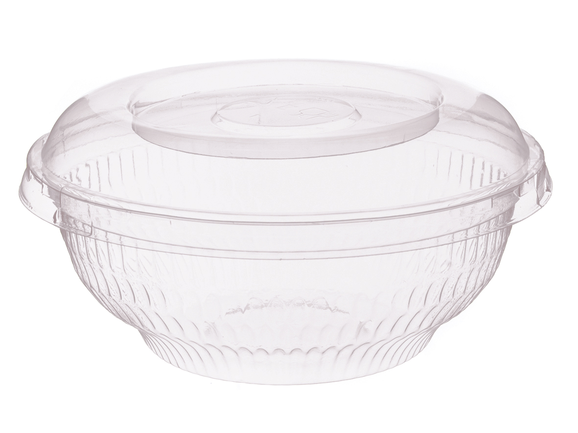 EINWEG SALATSCHALE OPS Salatschale rund 610ml 155x85mm mit Deckel - 250 Stück