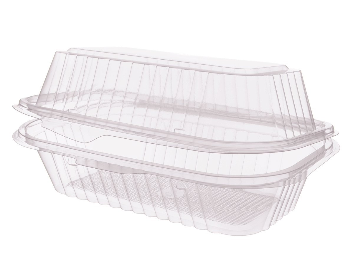 EINWEG SALATSCHALE PET Salat Klappboxen eckig 149 1500ml 220x130x90mm - 400 Stück