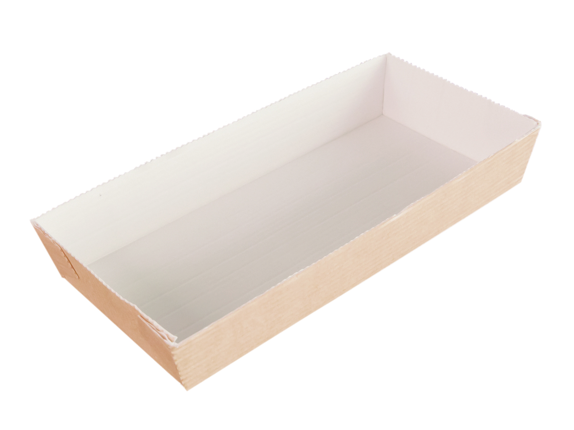 Shopbild Backform eckig Wellpappe 18x6,6x7,5 cm - 504 Stück