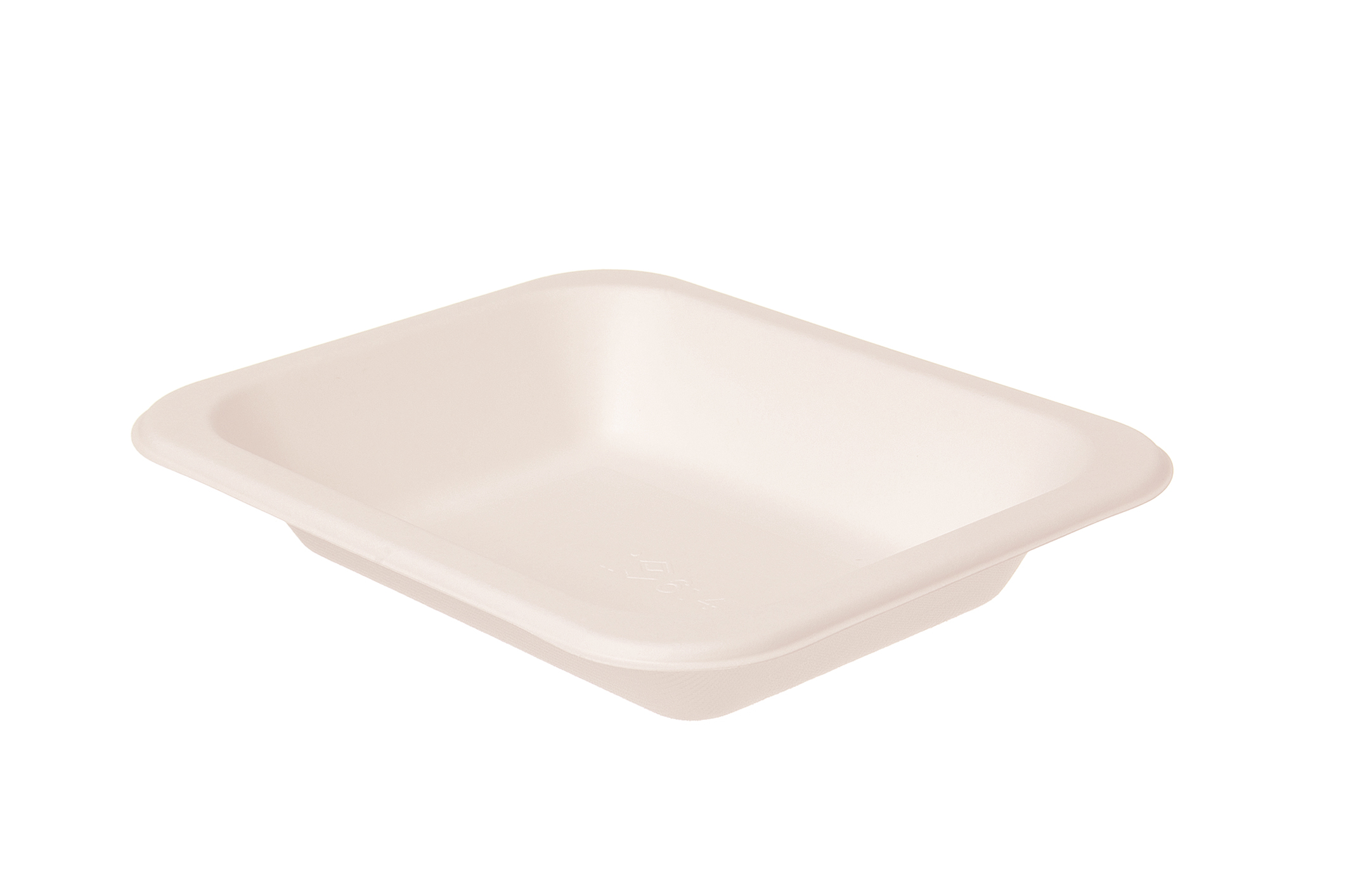 Siegelschale 614BG 2-geteilt Bagasse 234x185x42mm - 600 Stück