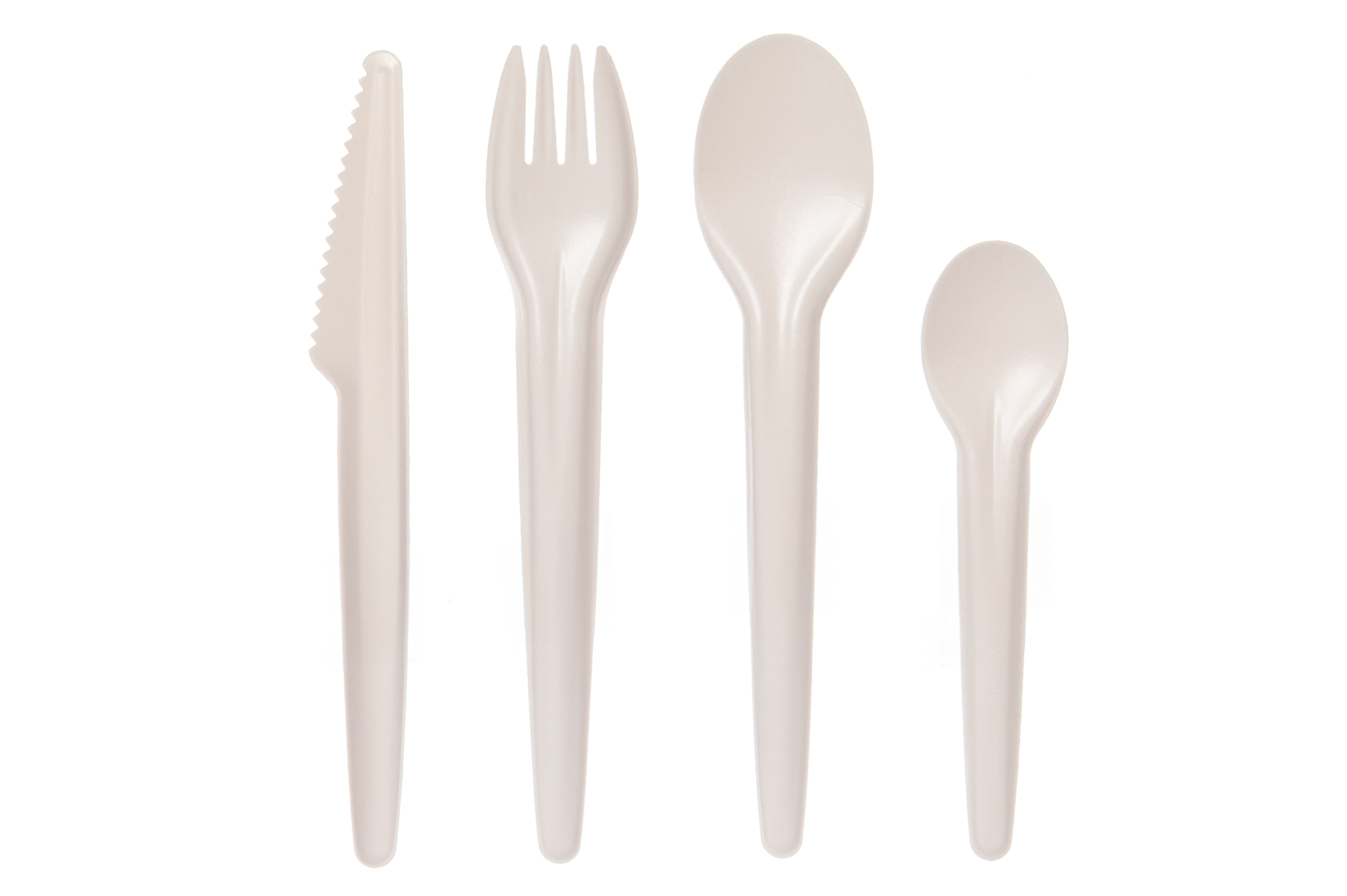 PAPIERBESTECK KAFFEE LÖFFEL PAPIER ECO NACHHALTIG Kaffeelöffel aus Papier weiß 13cm - 1000 Stück