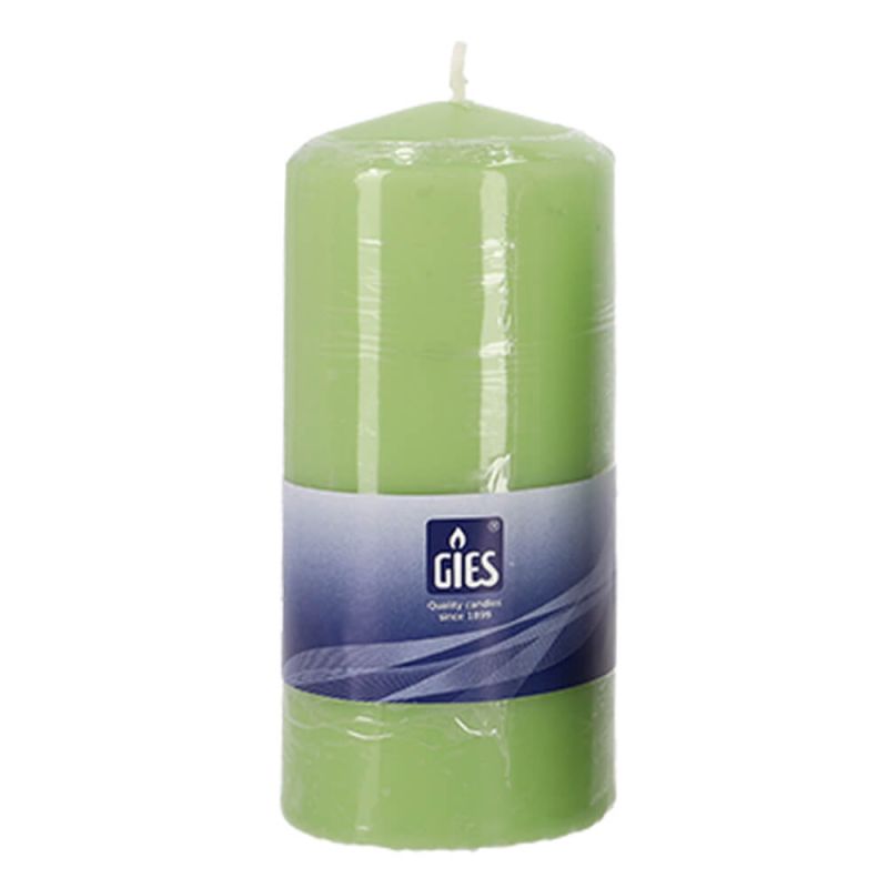 STUMPENKERZE GRÜN SALBEI