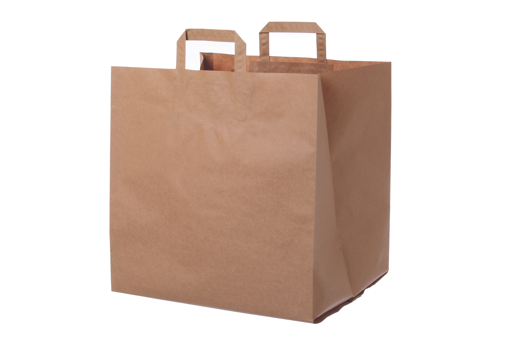 KRAFT PAPIER TASCHE TRAGETASCHE BRAUN ECO NACHHALTIG Papiertasche Tragetasche braun 22+11x28cm - 250 Stück