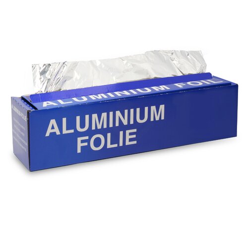 ALUFOLIE ALUMINIUMFOLIE Alufolie Aluminiumfolie 11my 30cm x 150m Karton - 6 Rollen