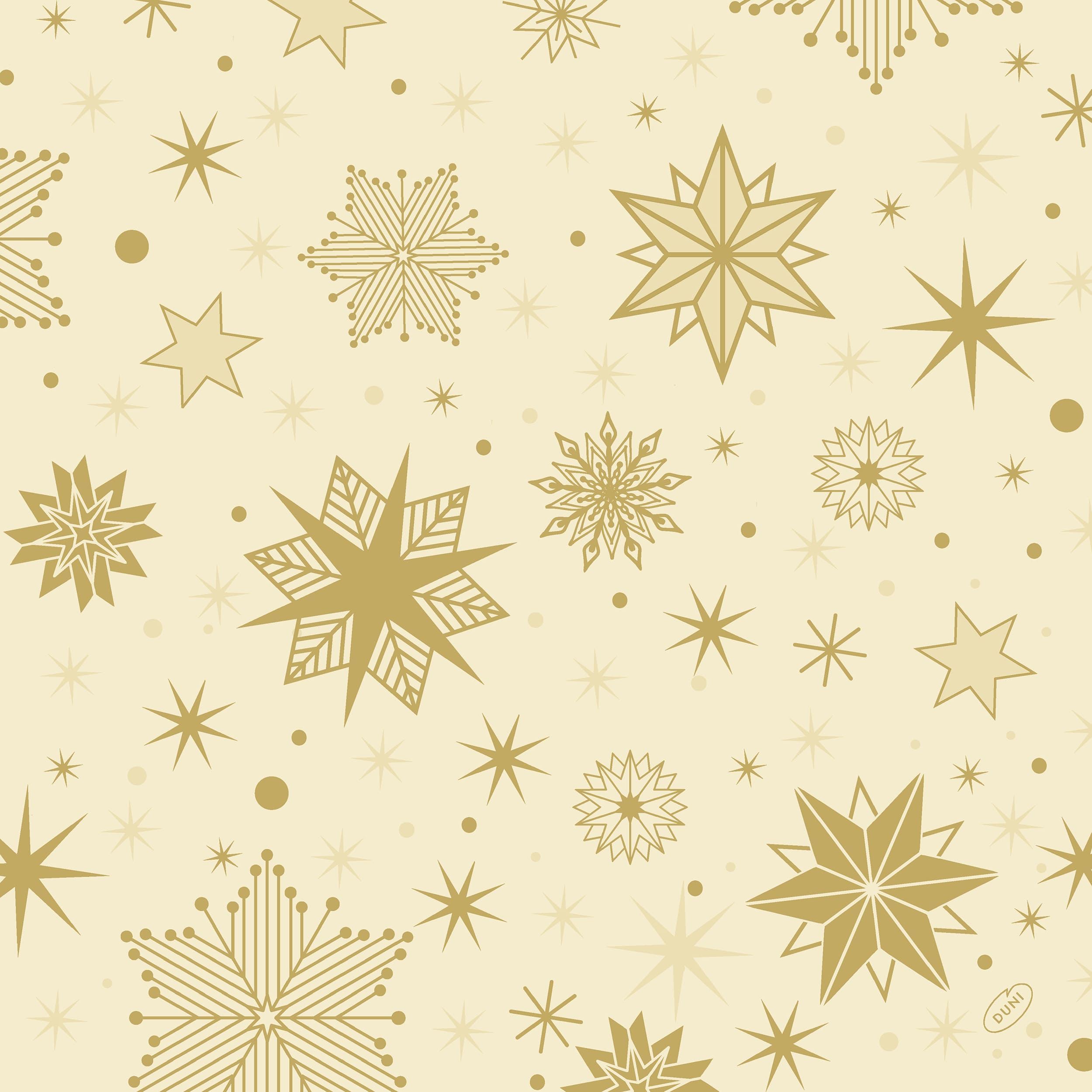 Servietten 40x40cm 4-lagig 1/4 Falz Stargazing Cream - 300 Stück