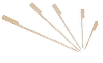 Shopbild Fingerfood Spieße Flaggenspieße Holz 12cm - 10000 Stück